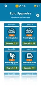 Idle Army Base Epic Upgrades Stars
