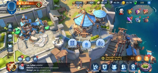 Infinity Kingdom Warehouse and Protection Barrier