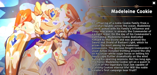Cookie Run Kingdom Madeleine Cookie Cookie Run Kingdom Madeleine Cookie