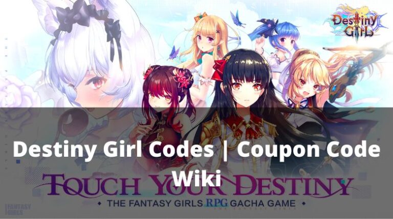 Destiny Girl Codes Coupon Code Wiki September 2023 MrGuider