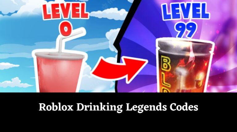 Drinking Legends Codes Wiki For May 2026 MrGuider Roblox Drinking Legends Codes 768x429 