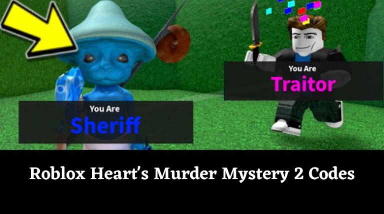 Heart S Murder Mystery 2 Codes Weapon Skins May 2026 MrGuider Roblox Hearts Murder Mystery 2 Codes 768x429 