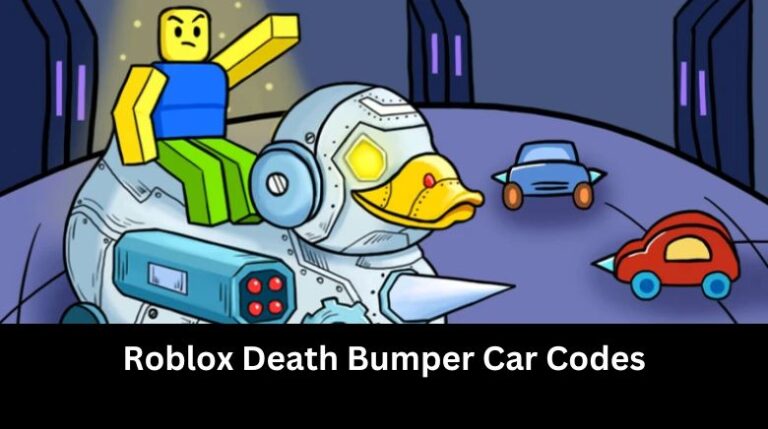Death Bumper Car Codes Wiki June 2026 MrGuider Roblox Death Bumper Car Codes 768x429 