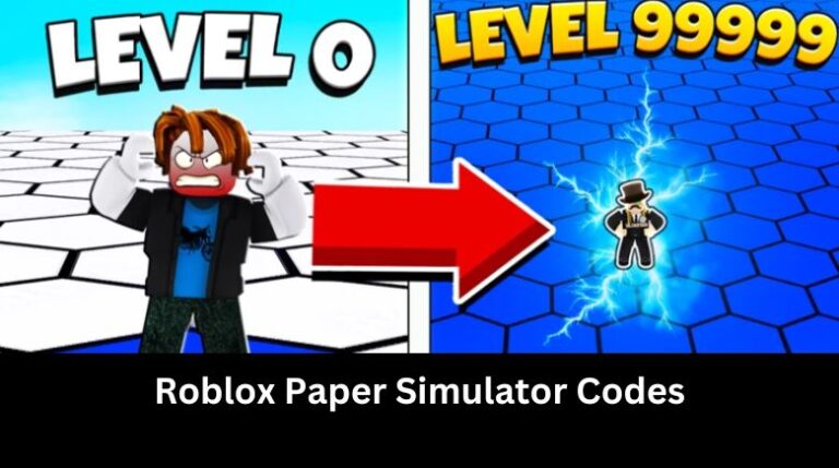 Paper Simulator Codes Wiki June 2026 MrGuider Roblox Paper Simulator Codes 768x429 