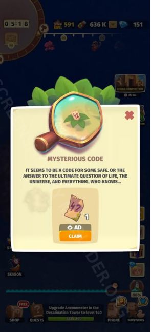 Pocket Tales Mysterious Code