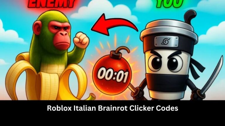 Italian Brainrot Clicker Codes Roblox May 2026 UPDATED MrGuider Roblox Italian Brainrot Clicker Codes 768x429 