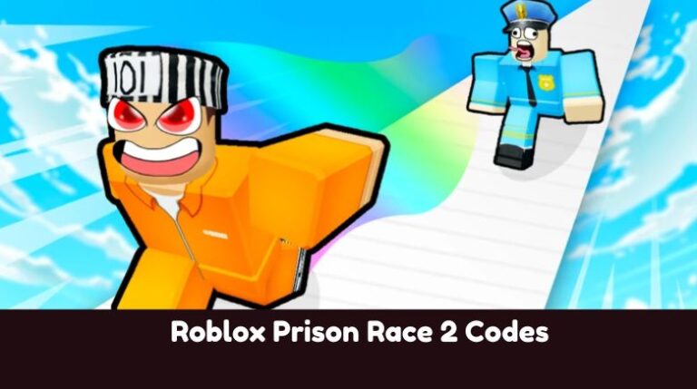 Prison Race 2 Codes March 2026 UPDATED MrGuider Roblox Prison Race 2 Codes 768x429 