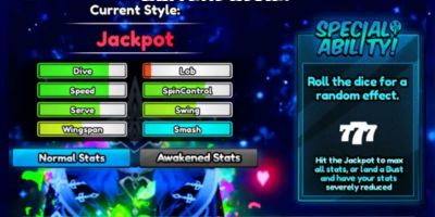 Tennis Zero Jackpot Style Stat Tennis Zero Jackpot Style Stat