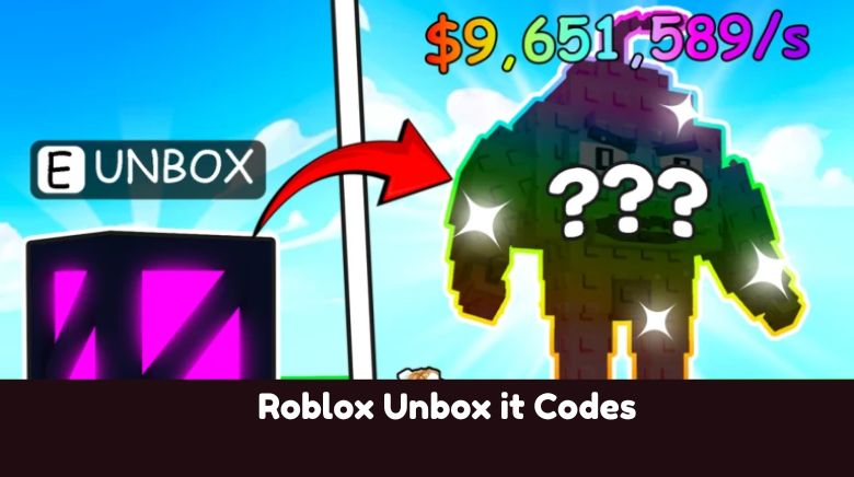 Roblox Unbox it Codes Roblox Unbox it Codes