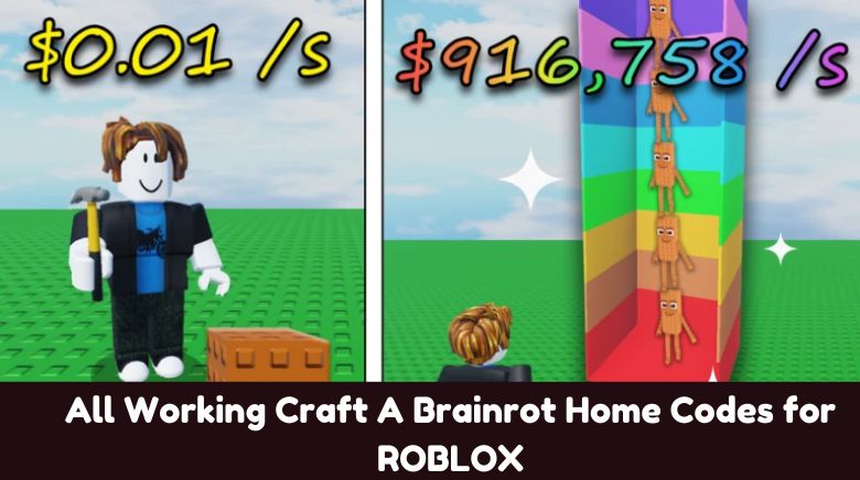 All Working Craft A Brainrot Home Codes for ROBLOX All Working Craft A Brainrot Home Codes for ROBLOX