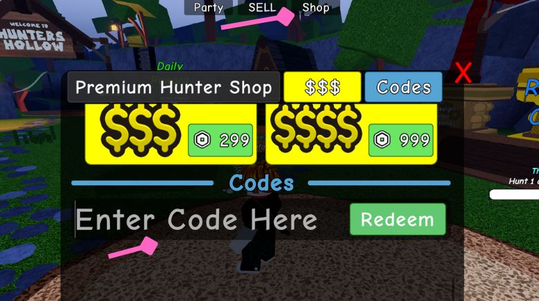 How to redeem Gone Hunting Codes in Roblox How to redeem Gone Hunting Codes in Roblox