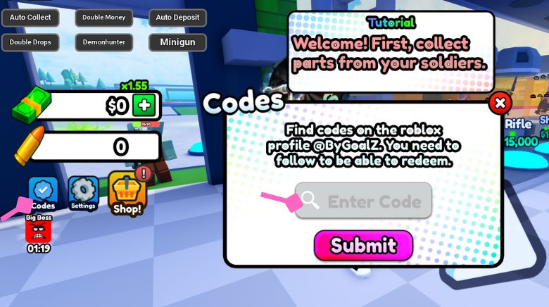 How to redeem Merge Soldiers Codes in Roblox How to redeem Merge Soldiers Codes in Roblox