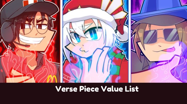 Verse Piece Value List Verse Piece Value List