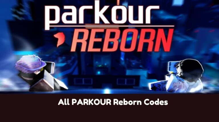 Roblox PARKOUR Reborn Codes HALLOWEEN June 2026 MrGuider All PARKOUR Reborn Codes 768x429 