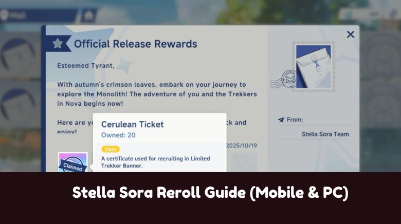 Stella Sora Reroll Guide: Tickets Stella Sora Reroll Guide: Tickets