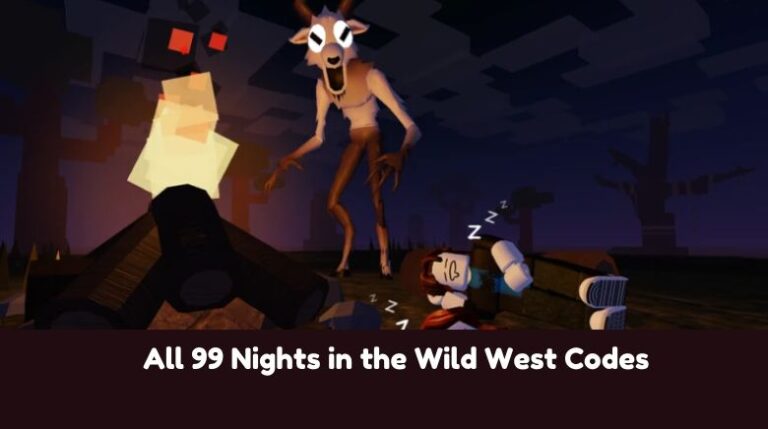 Roblox 99 Nights In The Wild West Codes June 2026 MrGuider All 99 Nights In The Wild West Codes 768x429 