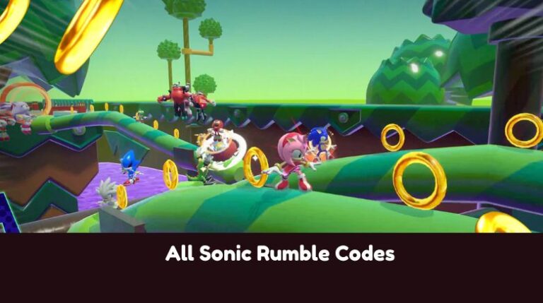 Sonic Rumble Codes (June 2026) - MrGuider