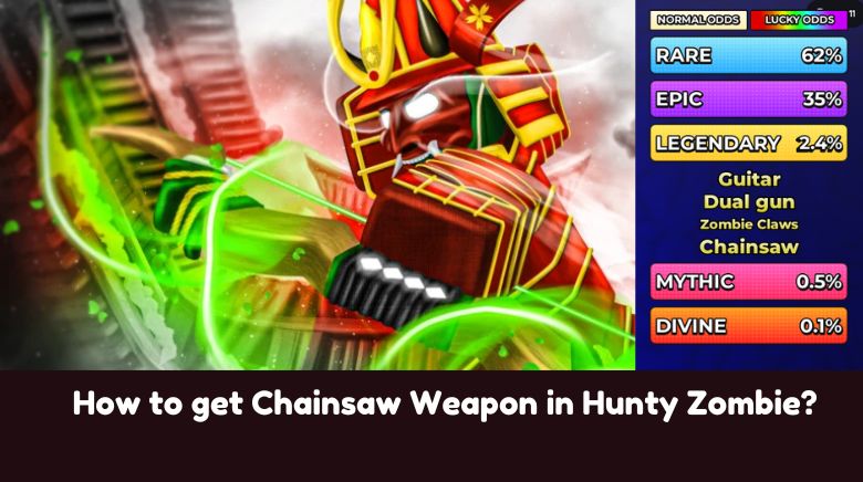 How to get Chainsaw Weapon in Hunty Zombie How to get Chainsaw Weapon in Hunty Zombie