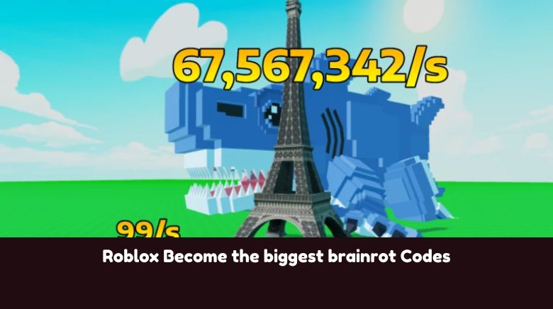 Roblox Become the biggest brainrot Codes Roblox Become the biggest brainrot Codes