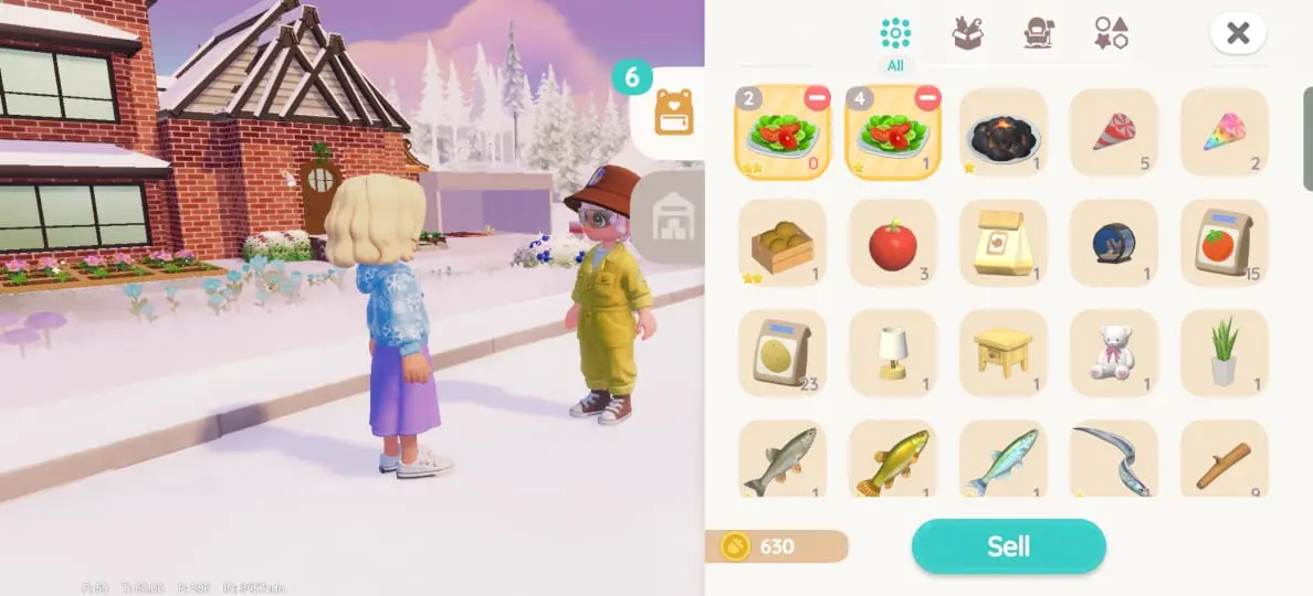 Heartopia Sell Fish and Food for Gold Heartopia Sell Fish and Food for Gold
