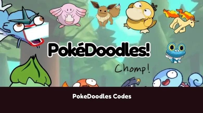 PokeDoodles Codes PokeDoodles Codes