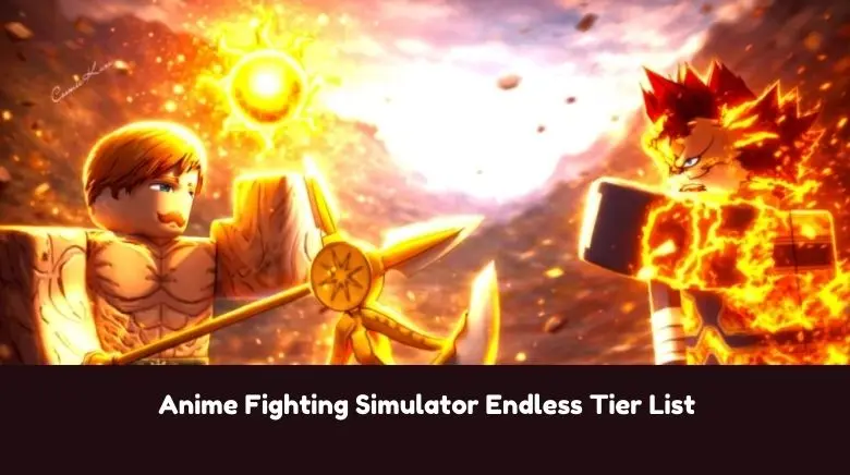 Anime Fighting Simulator Endless Tier List Anime Fighting Simulator Endless Tier List