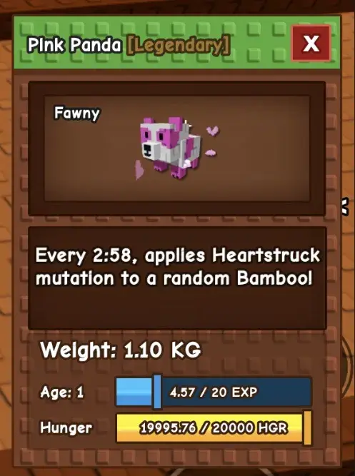 Grow a Garden Pink Panda Grow a Garden Pink Panda