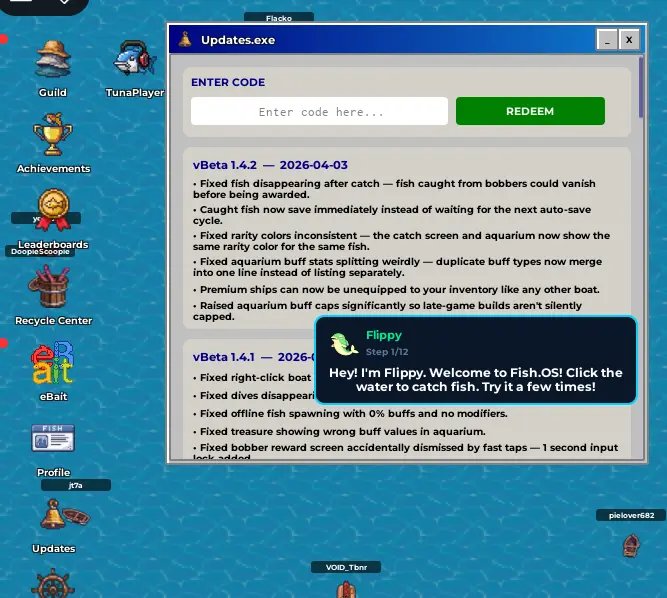 How do I redeem FISH.OS Codes How do I redeem FISH.OS Codes