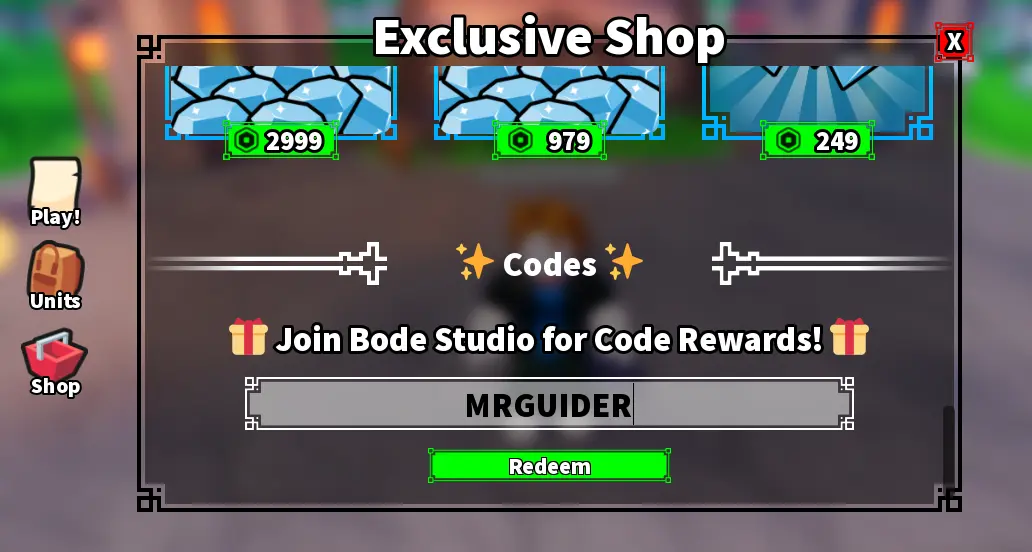 How do I redeem Unit Wars Codes How do I redeem Unit Wars Codes