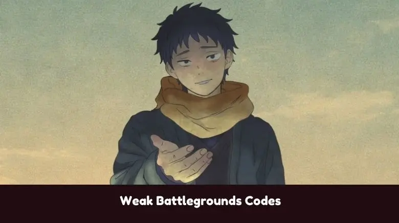 Weak Battlegrounds Codes Weak Battlegrounds Codes