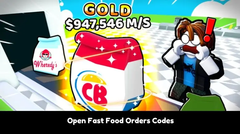 Open Fast Food Orders Codes Open Fast Food Orders Codes