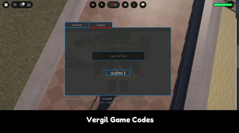Vergil Game Codes Vergil Game Codes