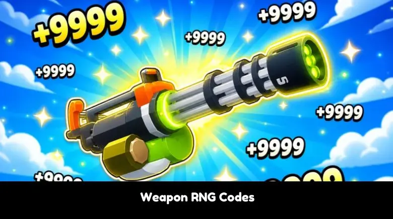 Weapon RNG Codes Weapon RNG Codes