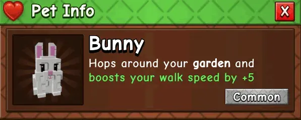 GaG 2 Bunny Pet GaG 2 Bunny Pet