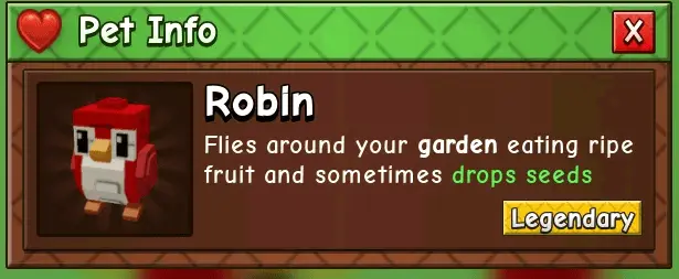 GaG 2 Robin Pet GaG 2 Robin Pet