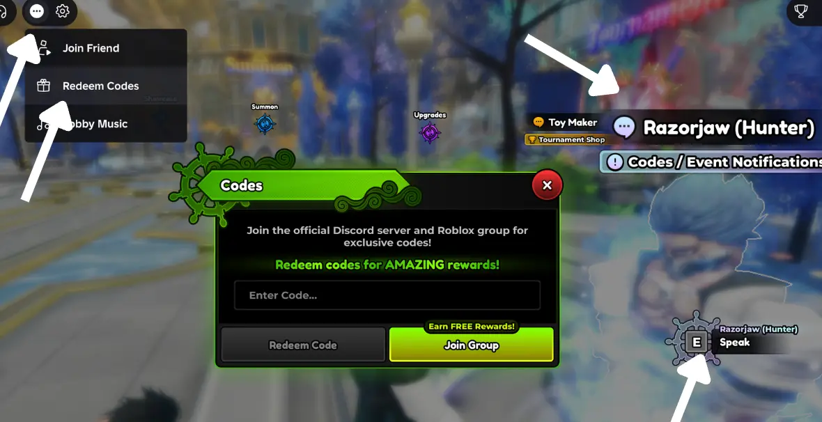How to redeem Anime Expeditions Codes How to redeem Anime Expeditions Codes