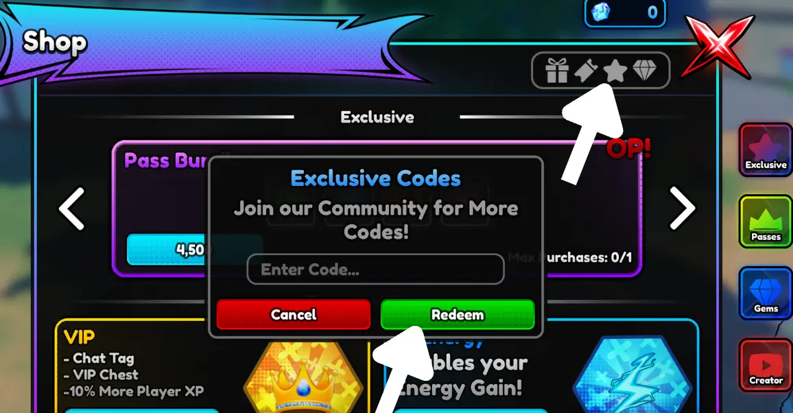 How to redeem Anime Universe Codes How to redeem Anime Universe Codes